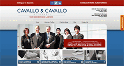 Desktop Screenshot of cavallolawyers.com